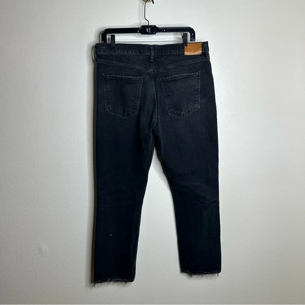 Citizens of Humanity Premium Vintage Black Jolene Distressed Denim Straight Leg